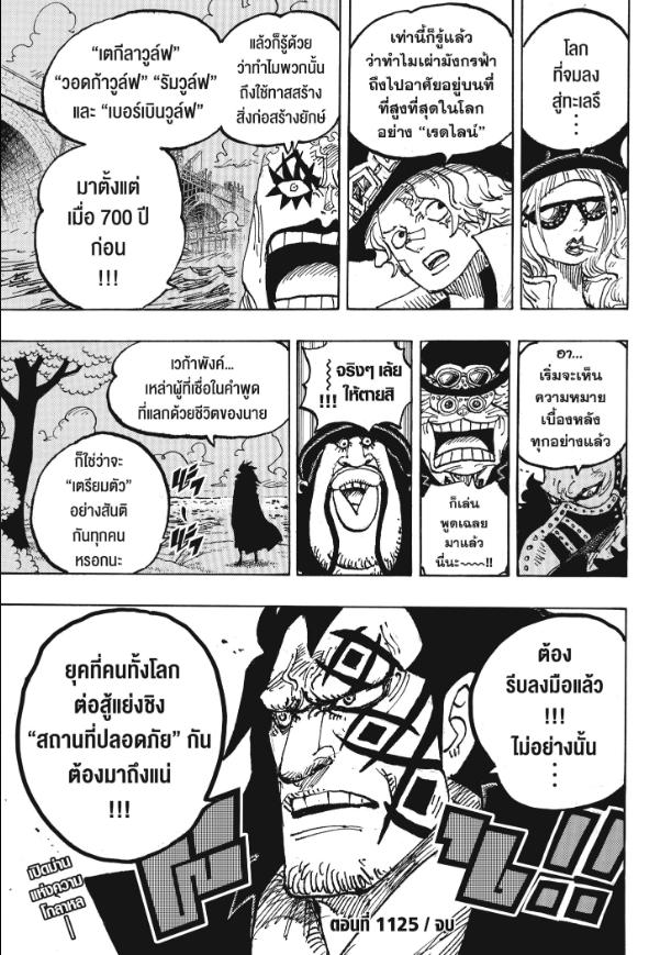 One Piece วันพีซ ตอนที่ 1125 : จะนิยามความตายอย่างไร