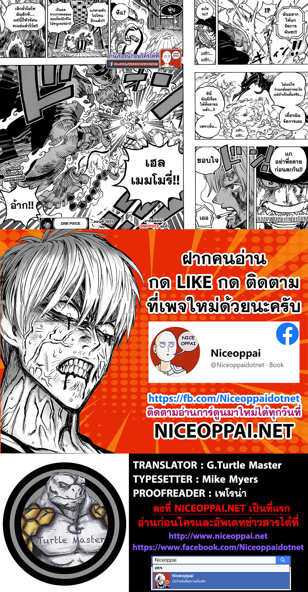 One Piece วันพีซ ตอนที่ 1031